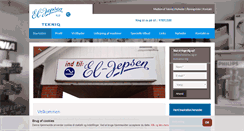 Desktop Screenshot of el-jepsen.dk
